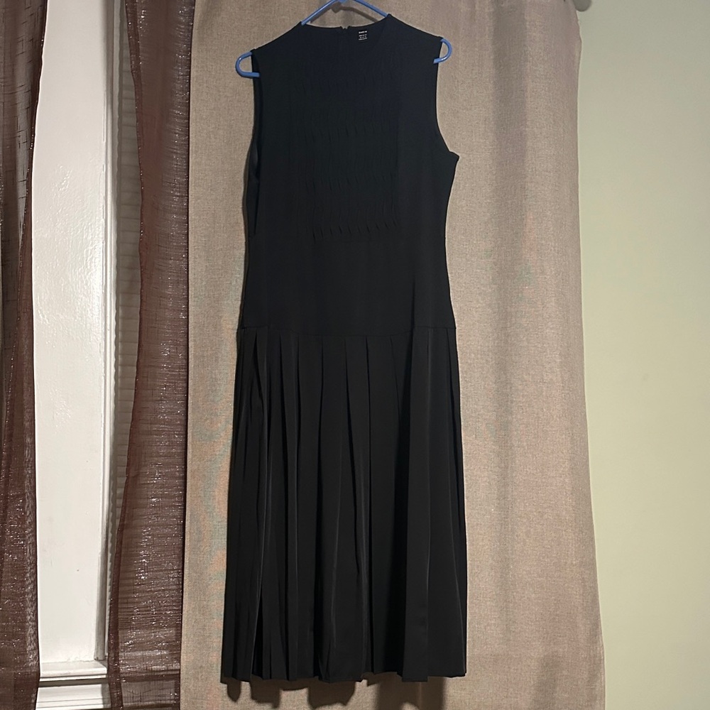 SHEIN Black Midi Dress